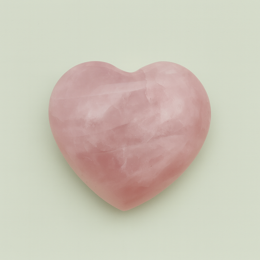 Rose Quartz Crystal Heart