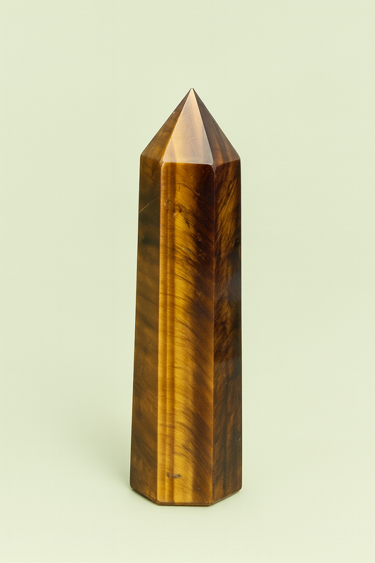 Tiger Eye Crystal Tower