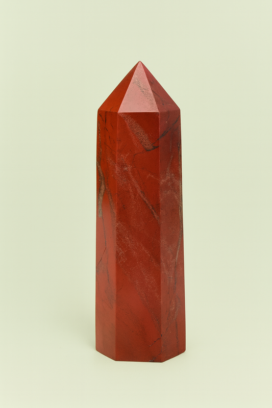 Red Jasper Crystal Tower