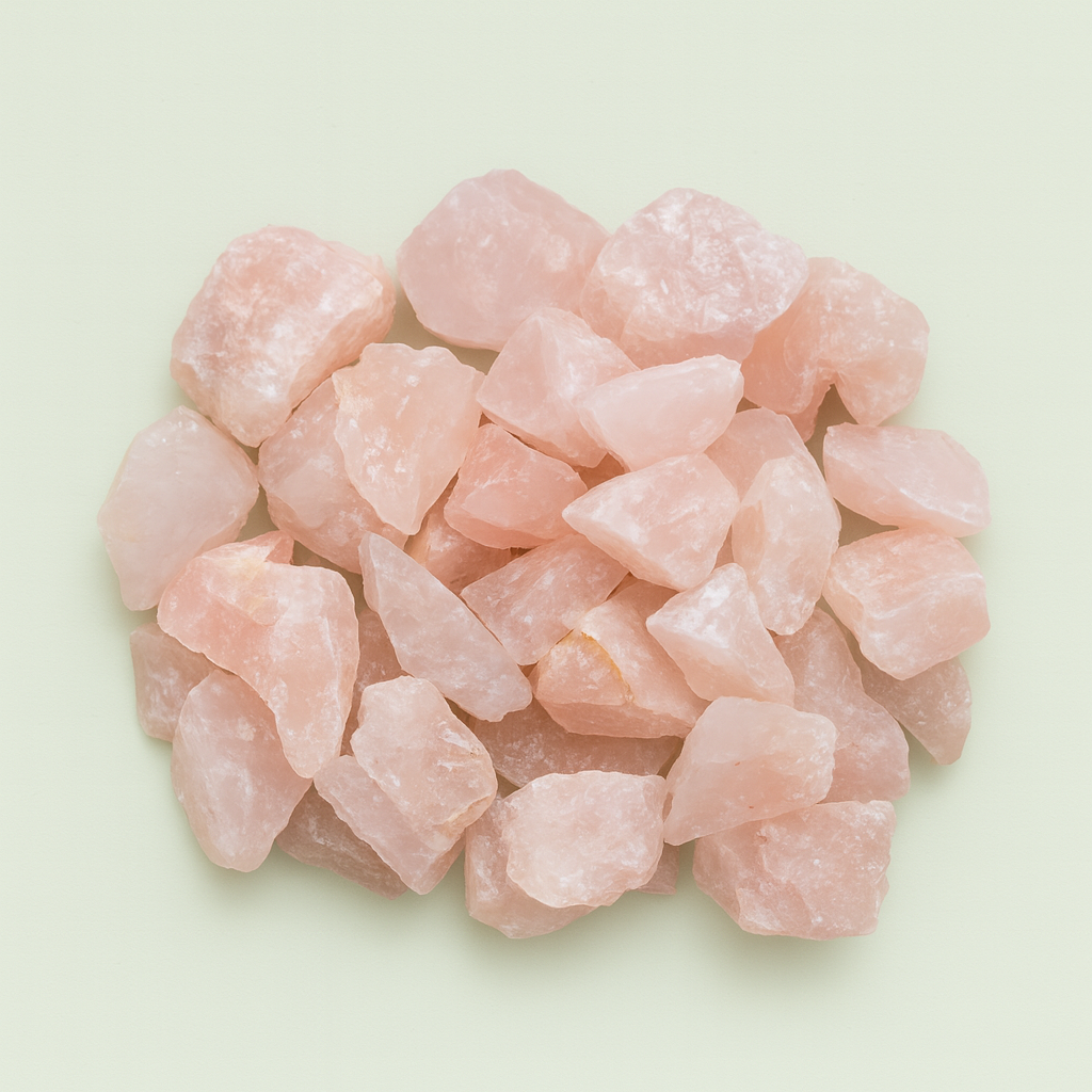 Rose Quartz Crystal Raw Stone