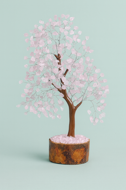 Rose Quartz Crystal Tree