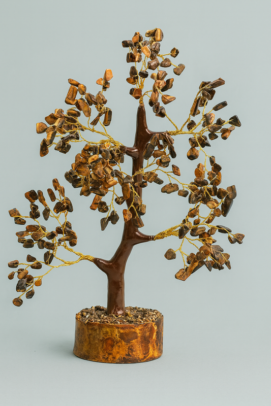 Tiger Eye Crystal Tree
