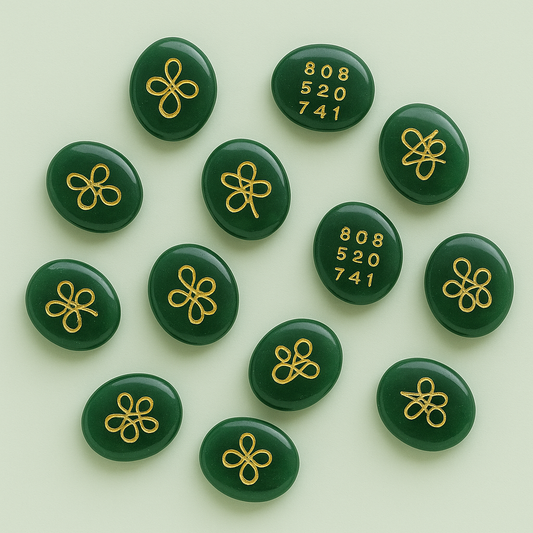 Green Jade Zibu Coin