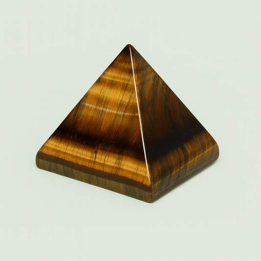 Tiger Eye Pyramid
